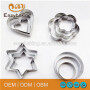 Hot sale different cute shape stainless steel cookie cutter set