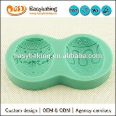 3D easter eggs silicone for gypsum mold