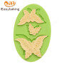 3D Butterfly design silicone mould for cake decoration