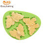 3D Butterfly silicone fondant cake  mould