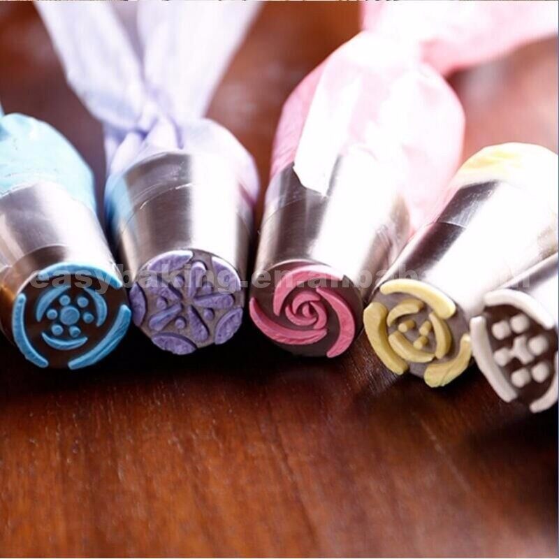DIY Icing Piping Nozzles Stainless Steel Cake Decorating Tools
