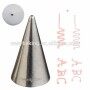 304 Stainless Steel Russian Piping Tips Cake Decorating Tips