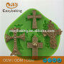 Polymer Clay Halloween Theme Cross Shape Silicone Mould
