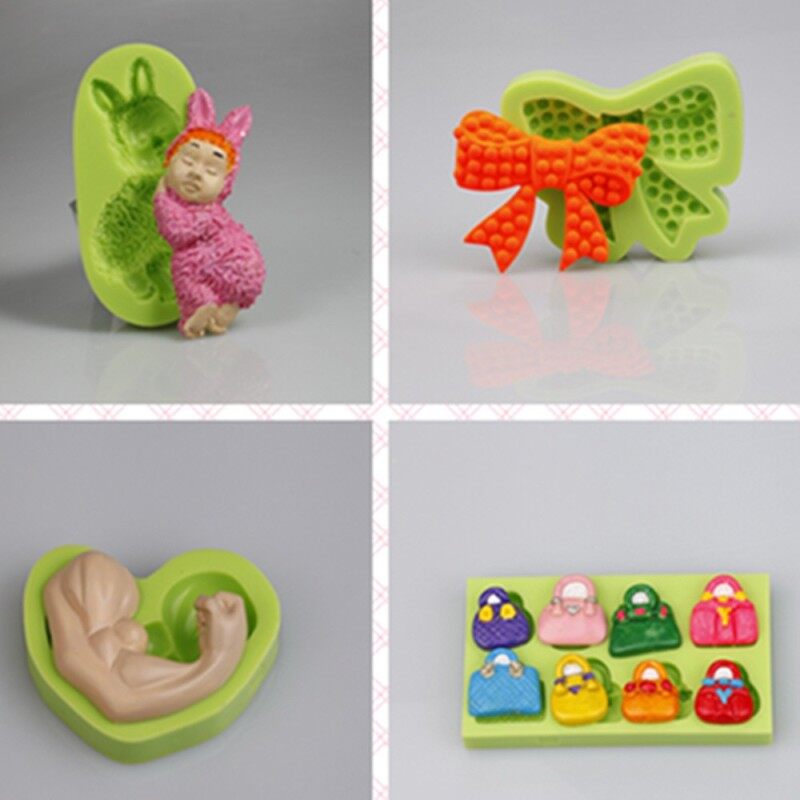 Items Wholesale Kissing Cats Shaped Baking Silicone Molds