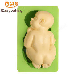 Hot selling sleeping baby silicone sugarcraft mould