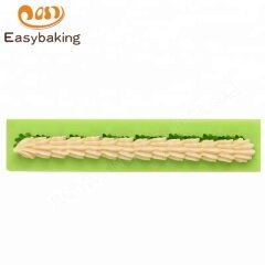 Cake Edging Tools Long Shell Border Lace Decorating Silicone Mold
