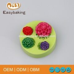Handgemachte Pfingstrosen-Blumen-künstliche Süßigkeiten-Eiswürfel-Kuchen dekorieren Silikonformen