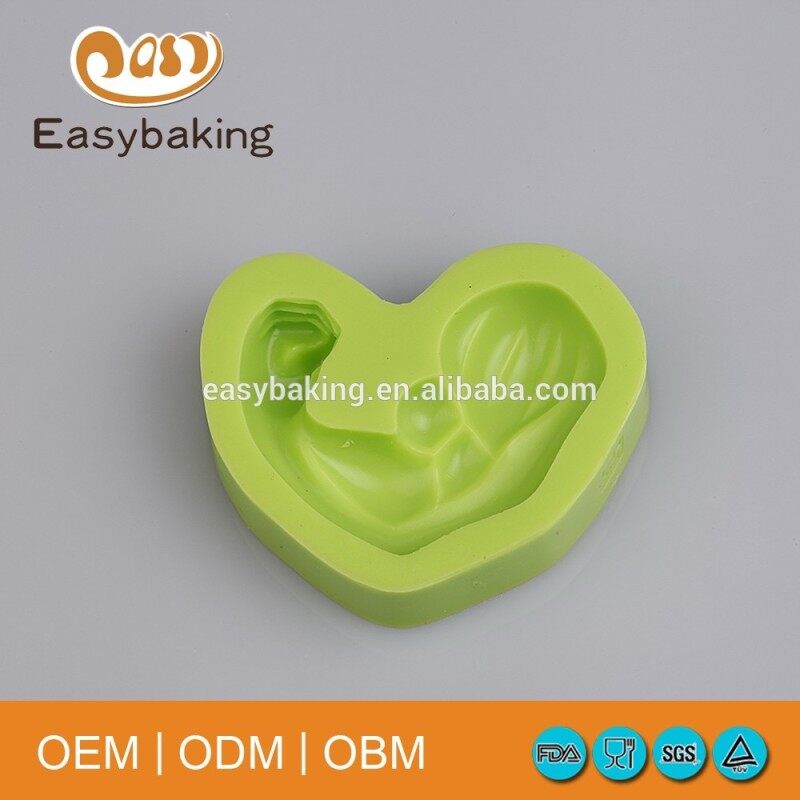 Factory Customized Fondant Silicone Cake Decoration 3D Human Muscle Moulds