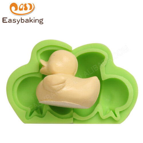 Wholesale Cute 3D Duck Silicone Clay Molds