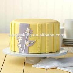 Silicona Onlays Fondant Fabric Cake Border Sugarcraft Mold