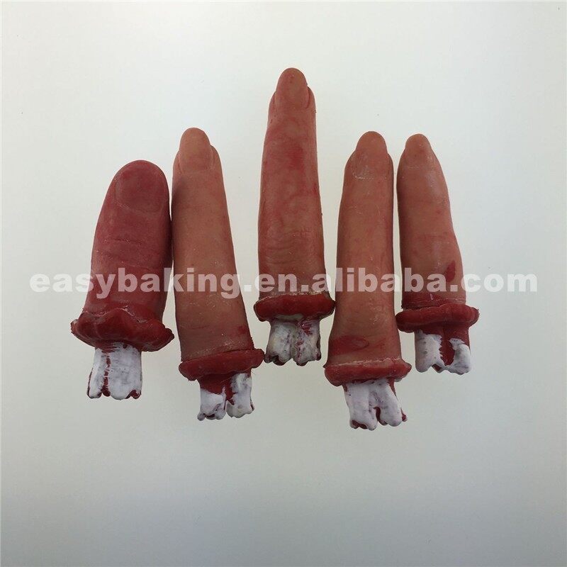 Mischief Human Finger Shaped Polymer Clay Halloween Theme Silicone Molds