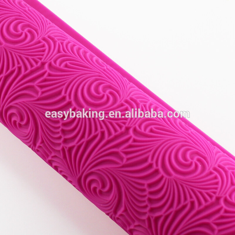 Support Custom Printing Decoration Fondant Silicone Baking Cake Lace Mat