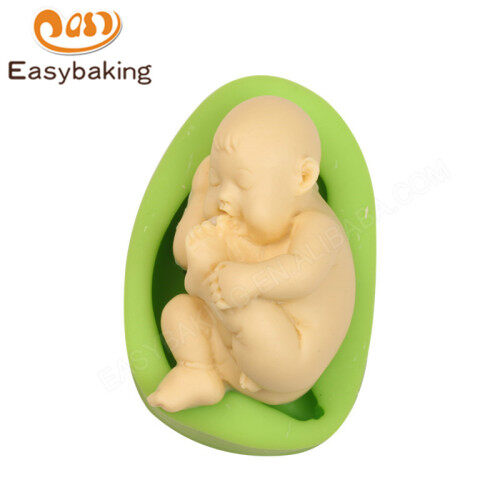 Baby Sucking on Its Toes Silicone Soap Molds