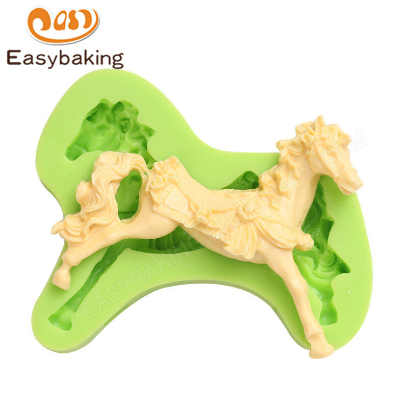 Reindeer Head Silicone Molds Fondant Mould for cake decorating