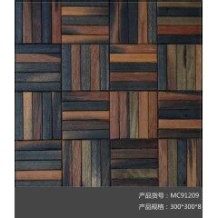 3d Effect Mosaic Wall Panels Solid Wood Mosaic 3d Wall Panel