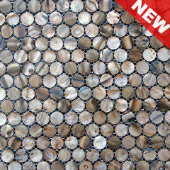 Shell Mosaic Tile Round Natural Shell Mosaic, Mop Mosaic