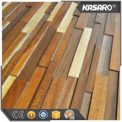 3d Solid Modern Wood Wall Panel, Wood Tile For Interior Decor