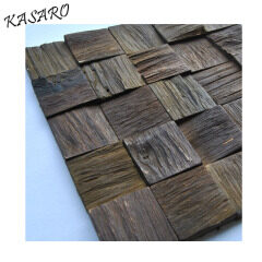 MC90103 natural wood tiles, wooden flooring tiles, old floor tile