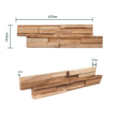 Natural material high quality wooden interior wood 3d wall panels