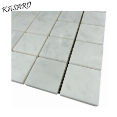 2x2 Carrara Marble Tile, pure white marble mosaic