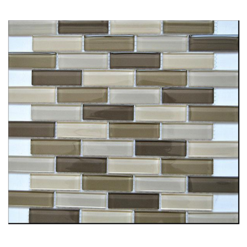 Wholesale Crystal Linear Glass Mosaic Tile Brick Mosaic Wall Tile Kitchen backplash Brick Glass Mosaic KY-ZR2013451