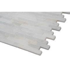 White Marble Mix Mosaic Wall Tile Home Decorative
