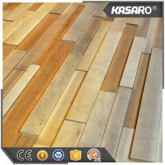 3d Solid Modern Wood Wall Panel, Wood Tile For Interior Decor