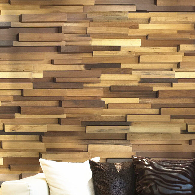 Morden style Luxury 3D effect solid wood wall panel , high quality with factory price