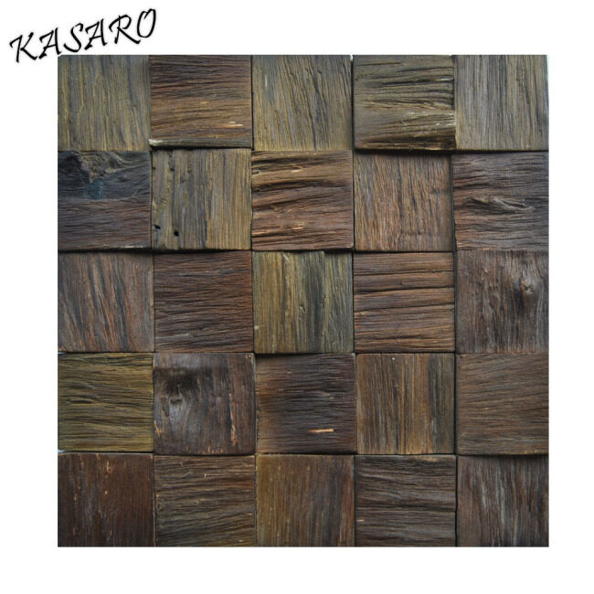 MC90103 natural wood tiles, wooden flooring tiles, old floor tile