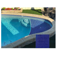 Good quality Hot-Melting Glass Mosaic for bathroom swimming pool tiles