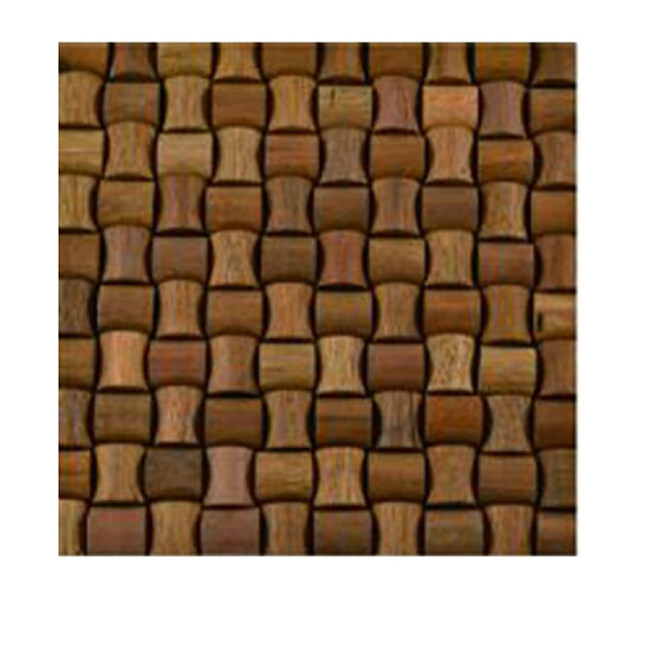 Classic 3d Pine Wood Wall Mosaic Panel