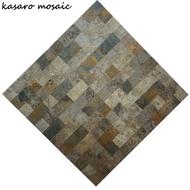 Marble Effect Mosaics Tile  Aluminium Tiles Peel And Stick Wall Tile