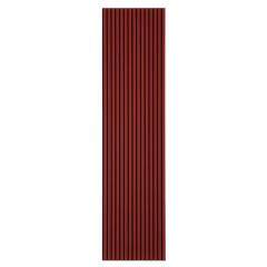 Eco friendly acoustic natural wooden surface room decoration slatted wall panel for sound absorption