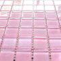 Hot Pink Glass Mosaic Tile , Hot Pink Mosaic Tiles , Pink Mosaic Tiles