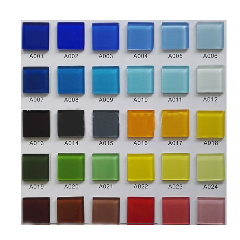 Glass mosaic, color card (8mm-2)