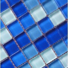 Thickness 4 mm glass mosaics, pool mosaic tiles, swimming pool glass mosaic tiles (KY-ZR2013150)
