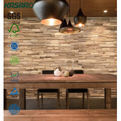 Natural material high quality wooden interior wood 3d wall panels