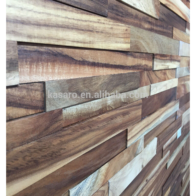 Wooden Mosaic, Solid wood wall cladding