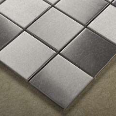 Metal Tile Wall Art Stainless Steel Metal Mosaic