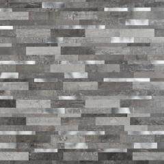 Luxury metalway cement SPC peel and stick tile room wall decoration recycled mosaic