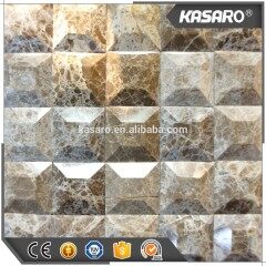 3d Black Diamond Mosaic ,black marble mosaic tile,diamond shaped marble tile