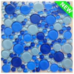 Round Mosaic Patterns Bubble Glass (KSL-C11175)