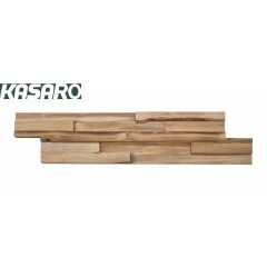 Weathered 3D Solid Wood Wall Panel Interlock Wood Panels