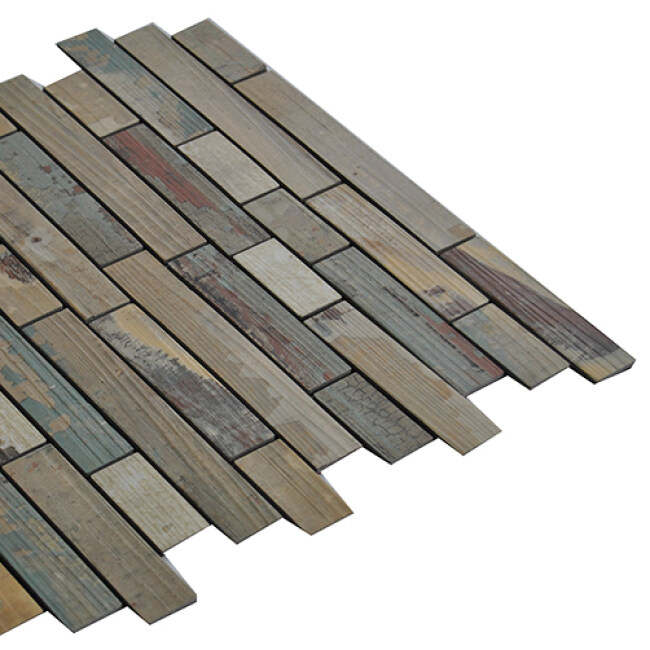 Fantasy Strip Wooden Peel and Stick Tiles For Decoration