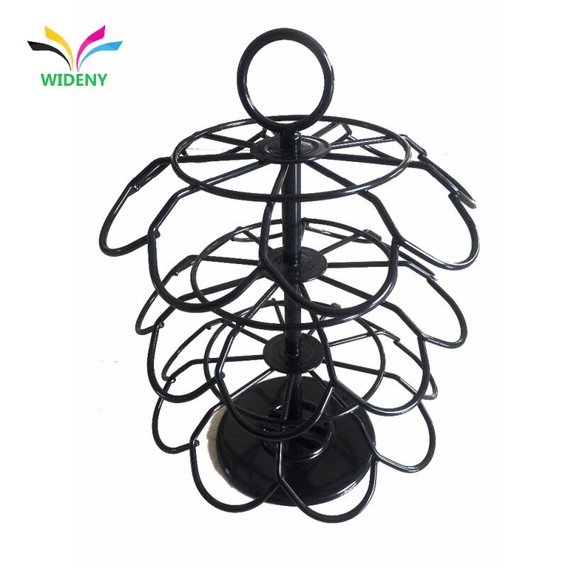 New Design  Powder Coated Color Box Home Office Supply Wire Metal 4 Tier 36 Capsule  Coffee Pod Holder