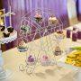 ferris wheel party banquet dessert birthday cake stand gold metal rotating cupcake stand set for macaron wedding cake
