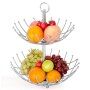 Wholesale kitchen Fashion fruit basket stand with healthy Vegetable food Storage Organizer Basket