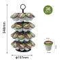 Hot selling Iron powder coated black rotatable and detachable coffee  capsule holder for 36pcs