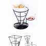 French Fry Holder with Ketchup Cups Set  Fries Cone Basket Stand french fries cone holder