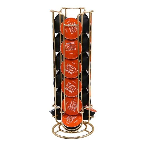 High Quality Perfect Gift Smooth Silent Spinning Coffee Pod Rack rotatable coffee capsule stand